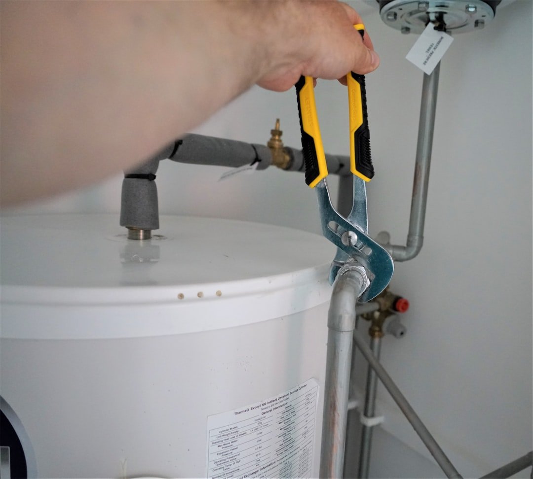 Water heater service work from the A Plus Plumbing gallery